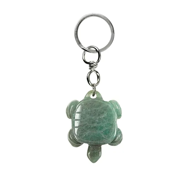 Schlüsselanhänger Schildkröte Aventurin | GH Edelsteine, Heilsteine & Schmuck