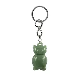 1003100627 Schlüsselanhänger Teddy Aventurin | Großhändler Edelsteine, Heilsteine & Schmuck