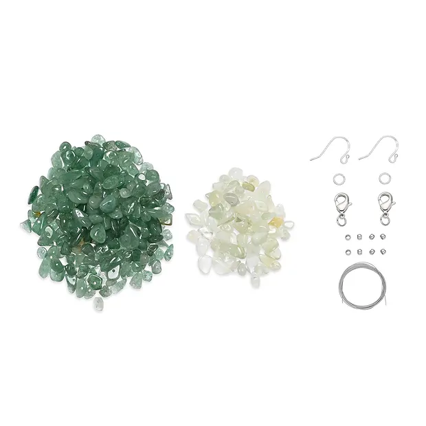 Set de création de bijoux Aventurine & Serpentine (Anti-Stress) | Marco Schreier