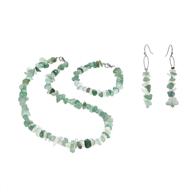 Set de création de bijoux Aventurine & Serpentine (Anti-Stress) | Marco Schreier