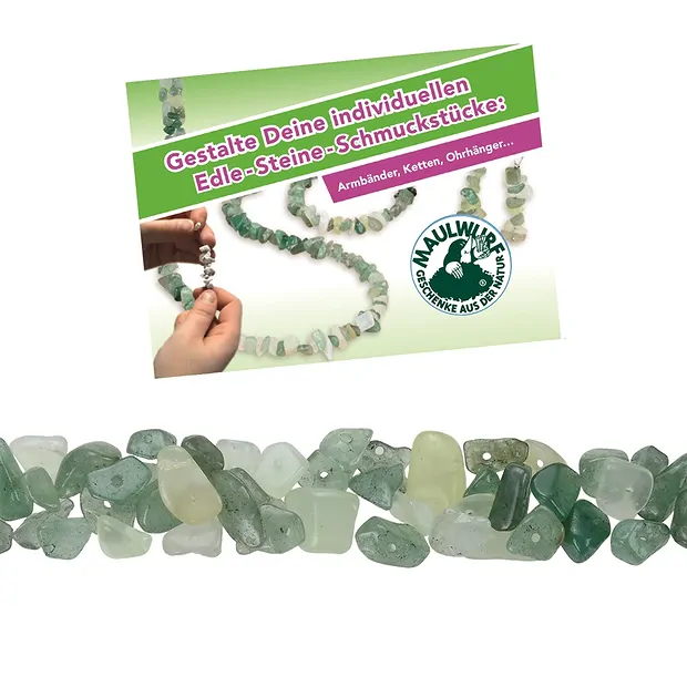 Set de création de bijoux Aventurine & Serpentine (Anti-Stress) | Marco Schreier
