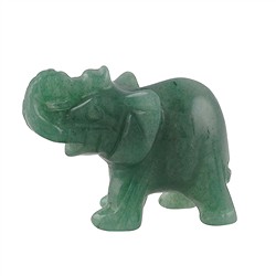 1003105407 Gravur Elefant, Aventurin, 5,0cm | Großhändler Edelsteine, Heilsteine & Schmuck