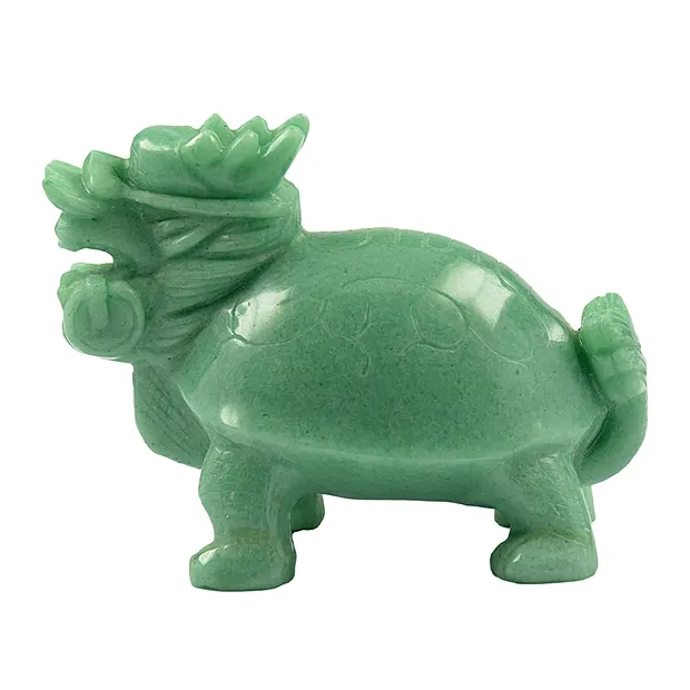 Drachenschildkröte Aventurin, 08,5cm | Schreier Edelsteine, Heilsteine & Schmuck