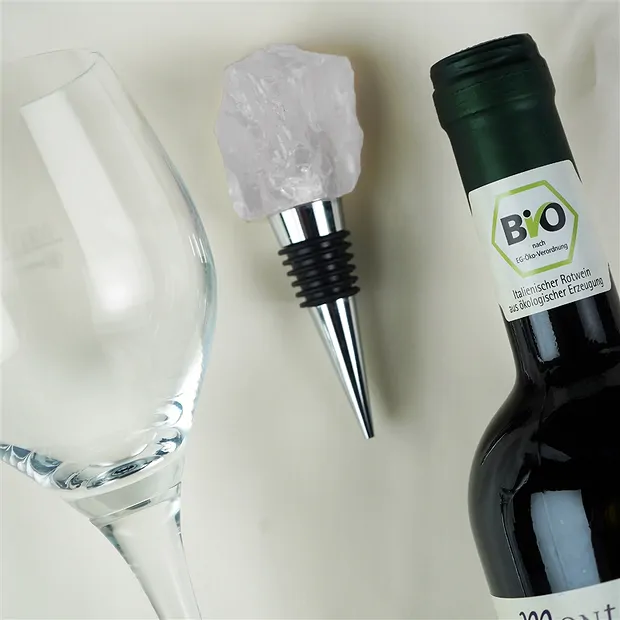 Cierre de botella de piedra natural Cristal de roca | Marco Schreier