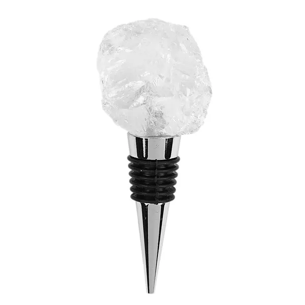 Bottle Clasp Natural Stone Rock Crystal | wholesaler gems & healing stones