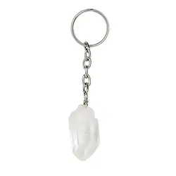 1003500600 Key Chain Rock Crystal rough | wholesale supplier gems, healing stones & jewelry