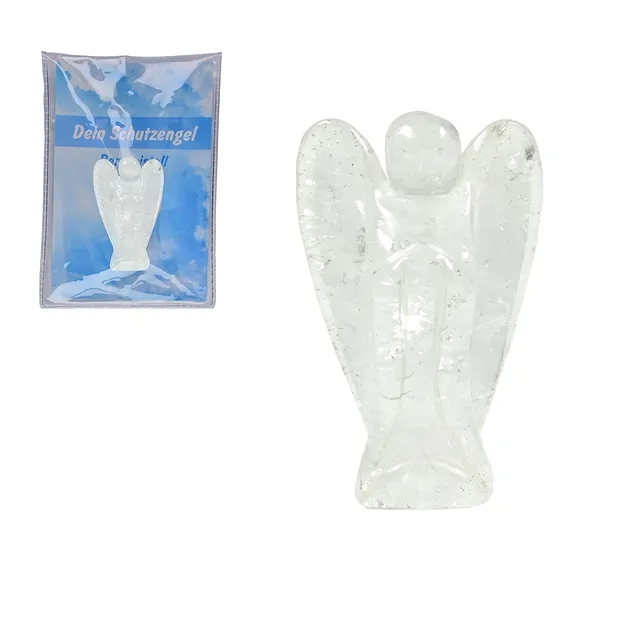 Schutzengel Bergkristall, 05cm (klein), in Pouch mit Beileger | Marco Schreier