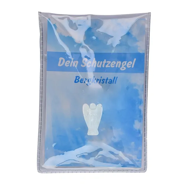 Schutzengel Bergkristall, 02,5cm, in Pouch mit Beileger | Marco Schreier