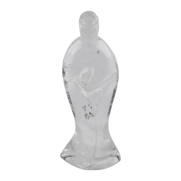Cristallo di rocca Kuan Yin, 10 cm | Gemme Schreier, pietre curative e gioielli