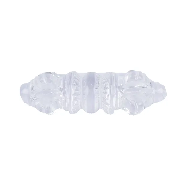 Dorje (Vajra), Cristal de roca 4,2 cm con inserto en bolsita | Marco Schreier