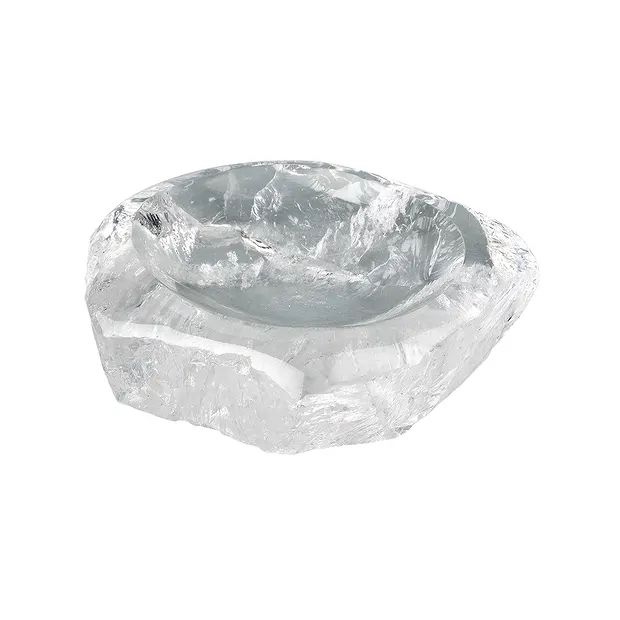 Rock Crystal bowl, 8.0 x 6.5 (small) | wholesaler gems, healing stones & jewelry