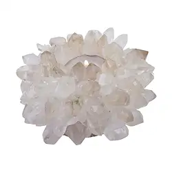 1003505005 Cristallo di rocca "Sole" per tealight | grossista gemme e pietre curative
