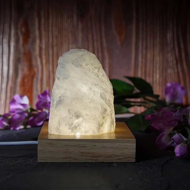 Lamp body Rock Crystal, 7.0cm | minerals trade - gems, healing stones & jewelry