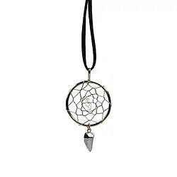 1003570521 Dreamcatcher mit Bergkristall | Großhändler Edelsteine, Heilsteine & Schmuck