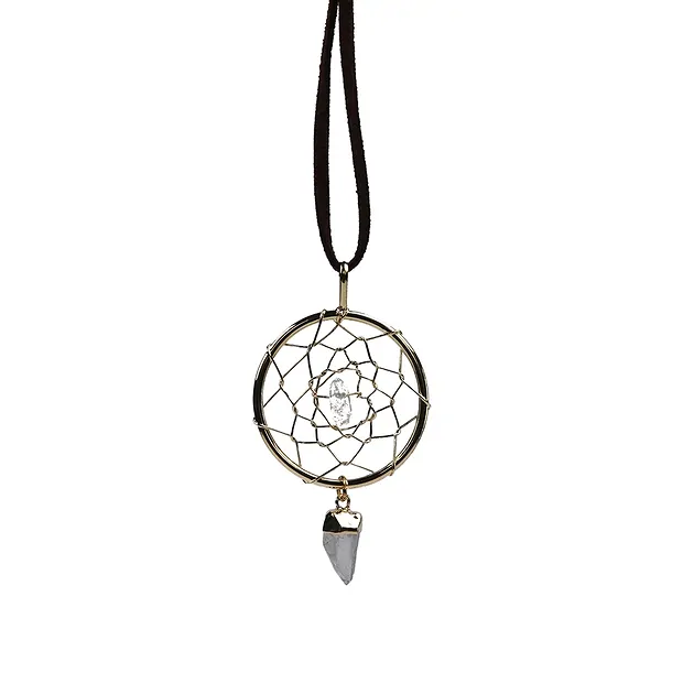 Dreamcatcher mit Bergkristall | Großhändler Edelsteine, Heilsteine & Schmuck