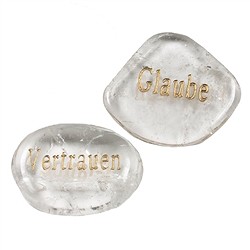 1003570601 Wish fulfillment stone "Faith & Trust", Rock Crystal | Marco Schreier
