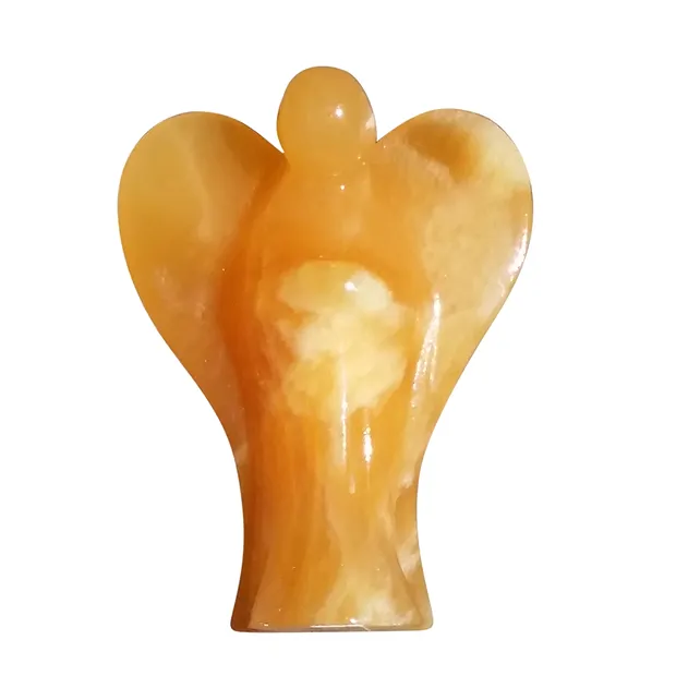 Schutzengel Calcit (orange), 10cm | Großhändler Edelsteine, Heilsteine & Schmuck