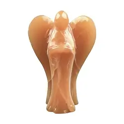1004200707 Angelo custode Calcite (arancione), 15cm | grossista gemme e pietre curative