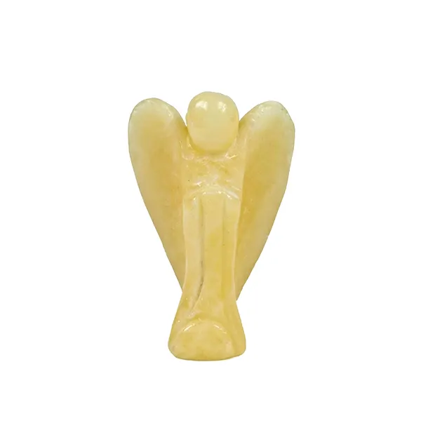 Anges gardiens calcite (orange), 03,5cm, avec carte info en pochette | Marco Schreier