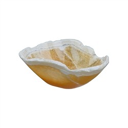 1004203506 Calcite (orange) bowl, 09 x 06cm | wholesaler gems, healing stones & jewelry
