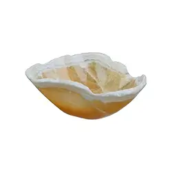 1004203506 Calcite (orange) bowl, 09 x 06cm | wholesaler gems, healing stones & jewelry