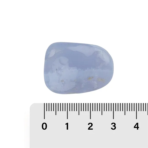 Nachfüllpack Trommelsteine und Aufkleber Chalcedon blau (24 St./VE) | Marco Schreier