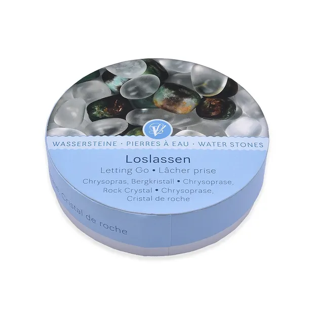 Pierres pour eau de gemmes Chrysoprase/Cristal de roche en boîte cadeau | Marco Schreier