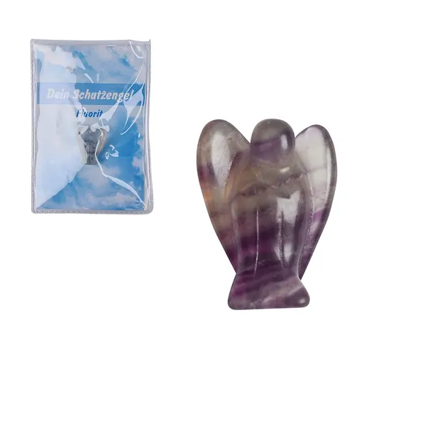 Anges gardiens Fluorite, 02,5cm (mini-mini), avec carte info en pochette | Marco Schreier
