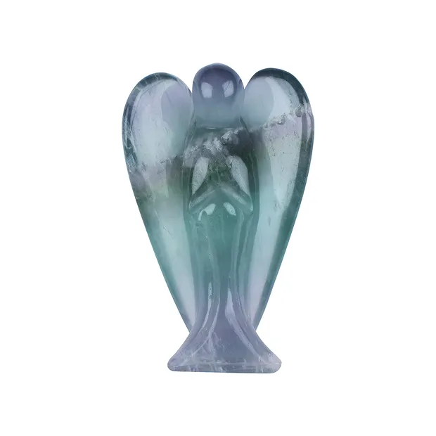 Schutzengel Fluorit, 07,5cm, in Pouch mit Beileger | Marco Schreier