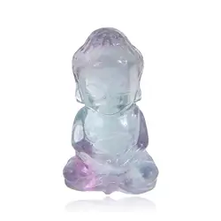 1007203791 Gravur Buddha, Fluorit, 4,0cm | Großhändler Edelsteine, Heilsteine & Schmuck