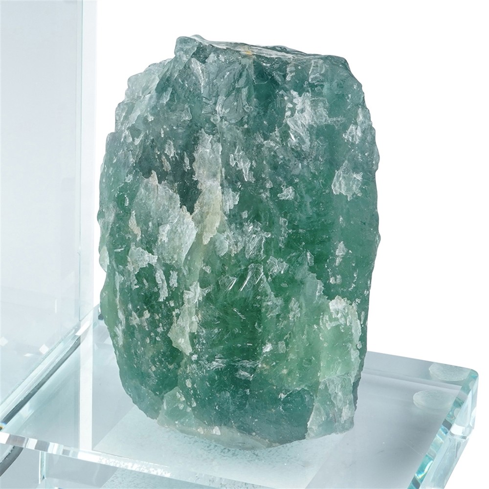 Buchstützen Fluorit (roh), 14 x 12cm | Schreier Edelsteine, Heilsteine & Schmuck