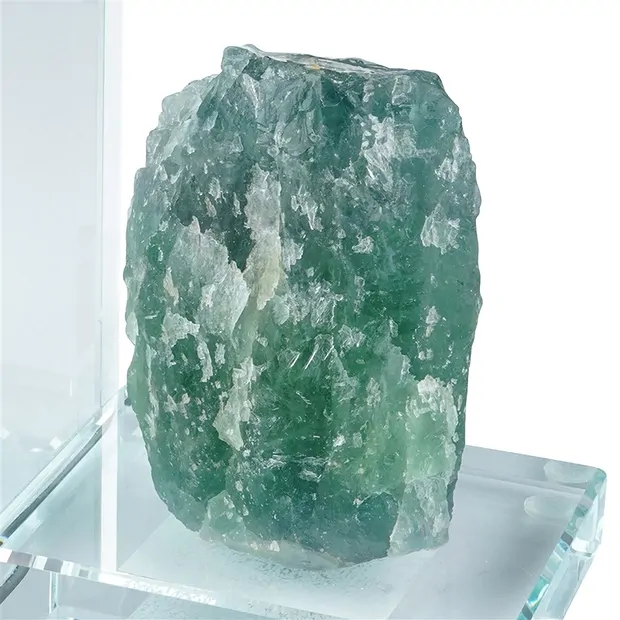 Serre-livres Fluorite (brut), 14 x 12cm | Marco Schreier