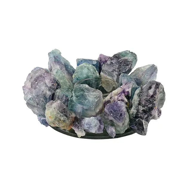 Bougie à chauffe-plat Fluorite Arc-en-ciel | Marco Schreier