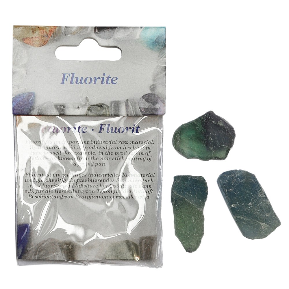 Fluorite rough stones (small pack) | wholesaler gems, healing stones & jewelry