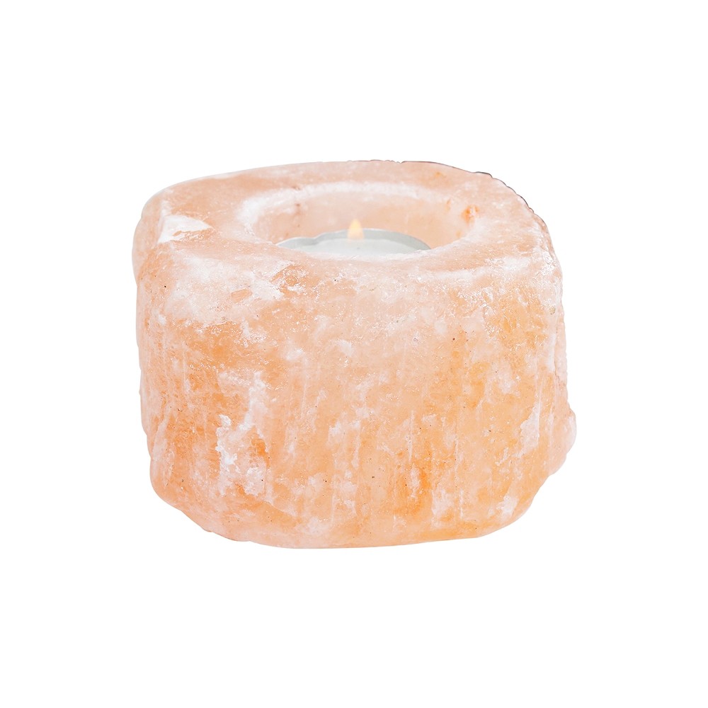 Salzteelicht, 0,7-1,0kg (mittel) | Großhändler Edelsteine, Heilsteine & Schmuck
