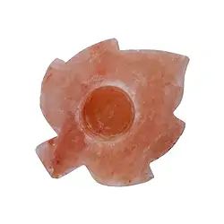 1008405076 Bougeoirs en sel "Feuille", 1,0kg | Marco Schreier