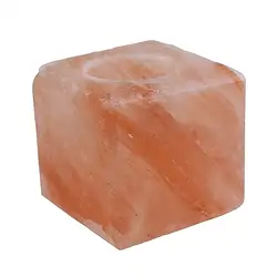 1008405077 Salt tea light "Cube", 1.5kg | wholesale supplier gems, healing stones & jewelry