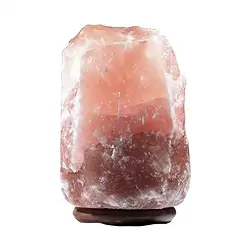 1008405102 Salt lamp with wooden base, 20-25cm / 4-7kg (small) | Marco Schreier
