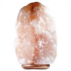 1008405103 Salt lamp with wooden base, 25-30cm / 7-10kg (medium) | Marco Schreier