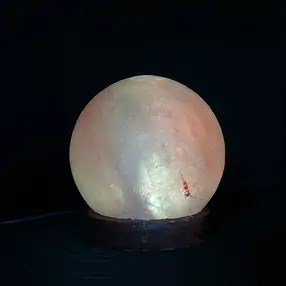Salt lamp "Ball", 9cm, USB plug, color-changing | gems, healing stones & jewelry