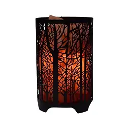 1008405134 Salt lamp metal basket "tree" 20cm/2,5kg | wholesaler gems & healing stones