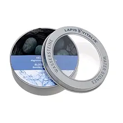 1008706206 Wassersteine Heliotrop in Metall-Geschenkdose | Edelsteine, Heilsteine & Schmuck