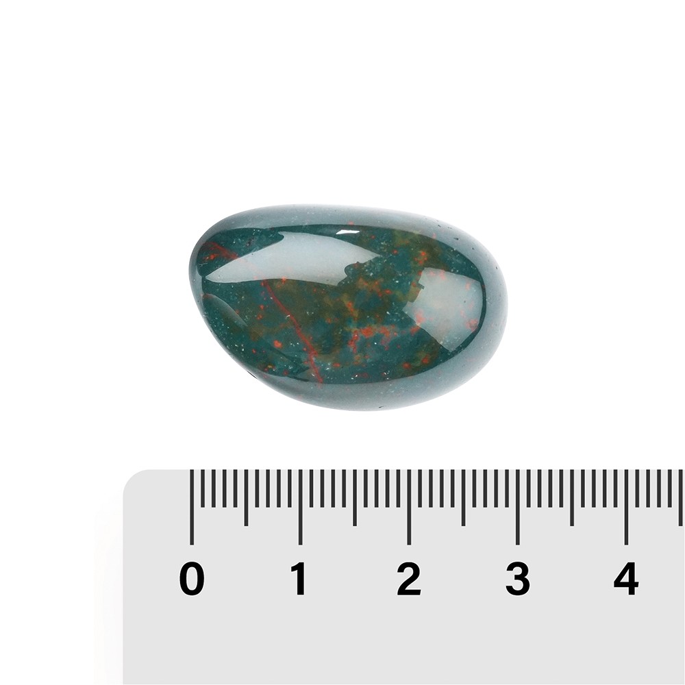 Refill pack Tumbled Stones and stickers Heliotrope (Bloodstone) (24 pcs./ PU) | Marco Schreier