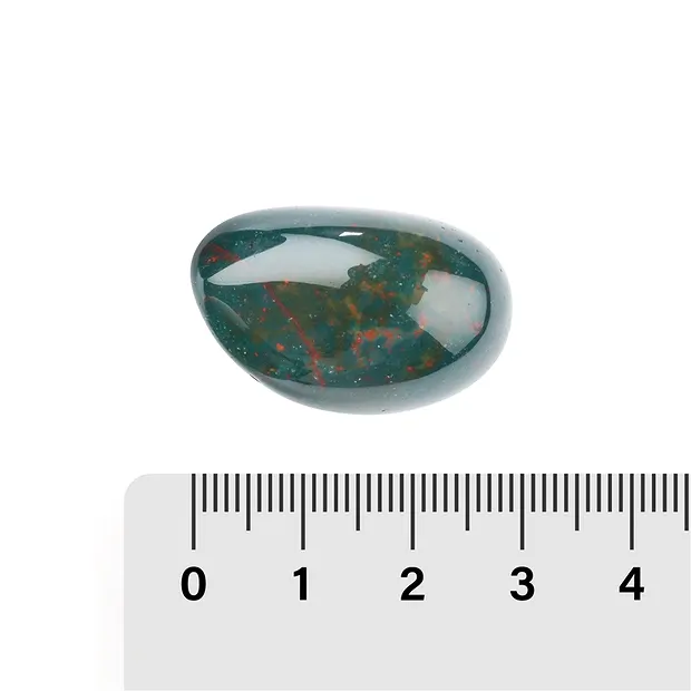 Refill pack Tumbled Stones and stickers Heliotrope (Bloodstone) (24 pcs./ PU) | Marco Schreier