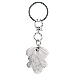 1009100624 Key Chain Frog Magnesite | wholesaler - gems, precious & healing stones, jewelry