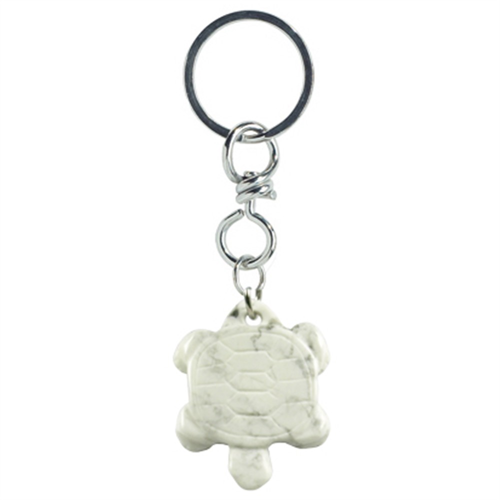 Schlüsselanhänger Schildkröte Magnesit | Edelsteine, Heilsteine & Schmuck-Handel