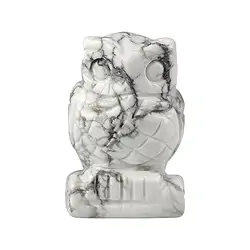 1009100751 Gravur Vogel (Eule), Magnesit, 6,5cm | Schreier Edelsteine, Heilsteine & Schmuck