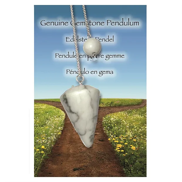 Pendel Magnesit "Entspannung" | Großhändler Edelsteine, Heilsteine & Schmuck