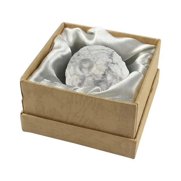 Mond Magnesit, 4,0cm, Geschenkschachtel | GH Edelsteine, Heilsteine & Schmuck