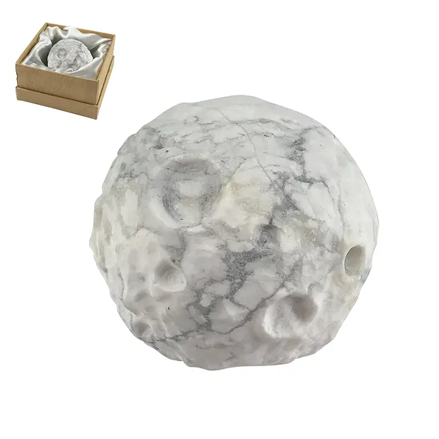 Mond Magnesit, 4,0cm, Geschenkschachtel | GH Edelsteine, Heilsteine & Schmuck